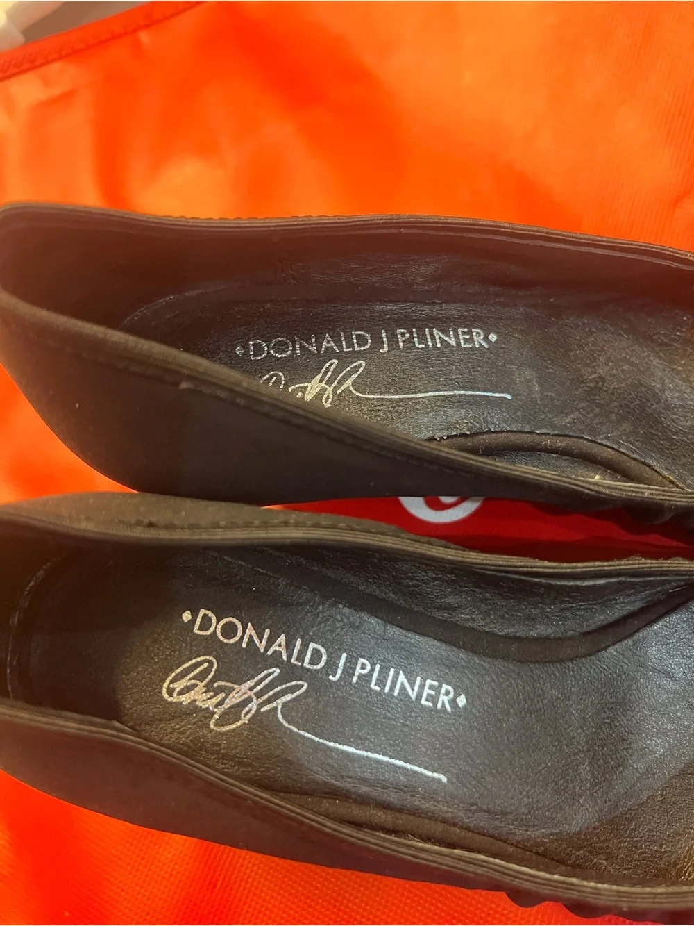 Donald J. Pliner Black Suede Wedge Pumps